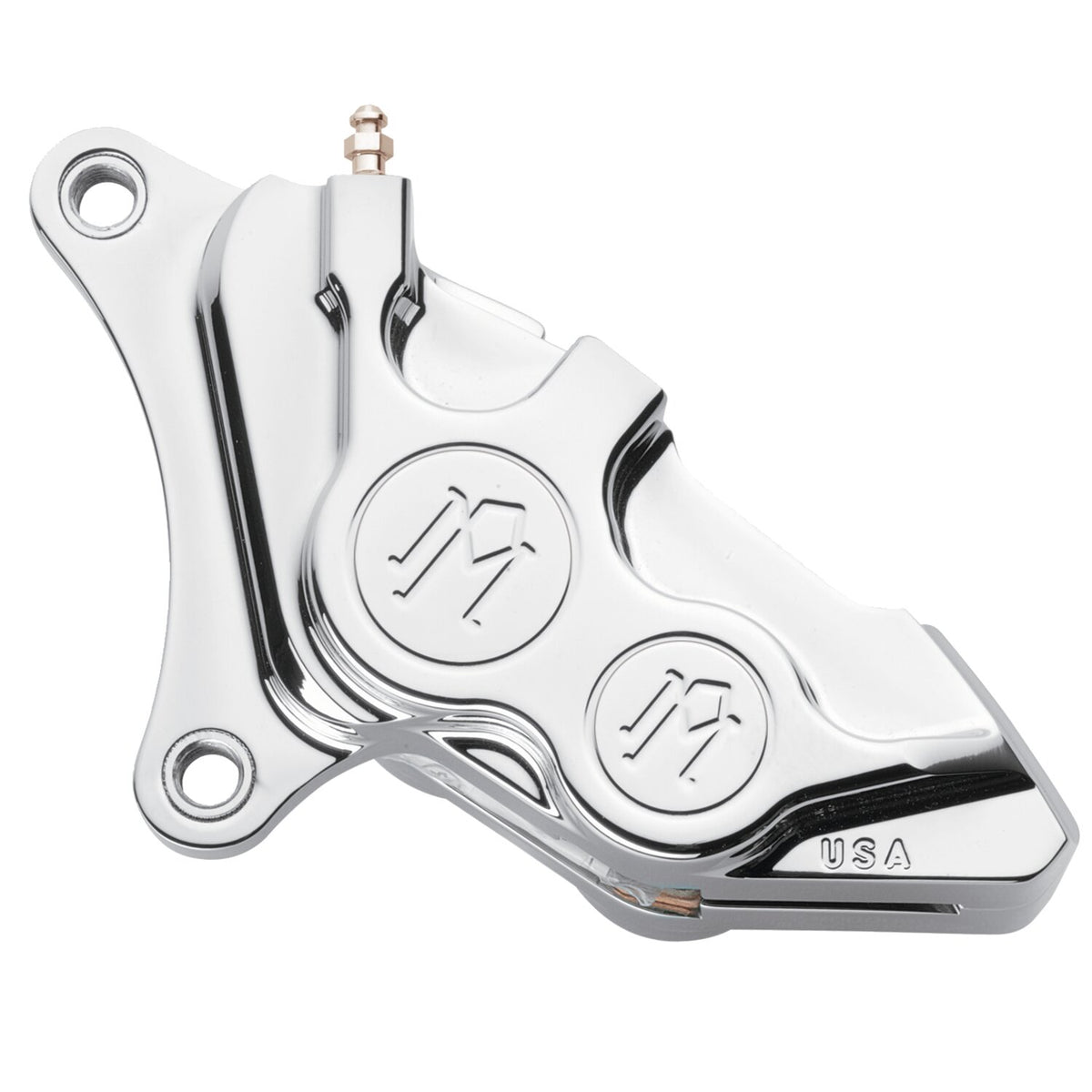 PM, 4-p 137x4b caliper. Bolt-on, 11.5" left front. Chrome