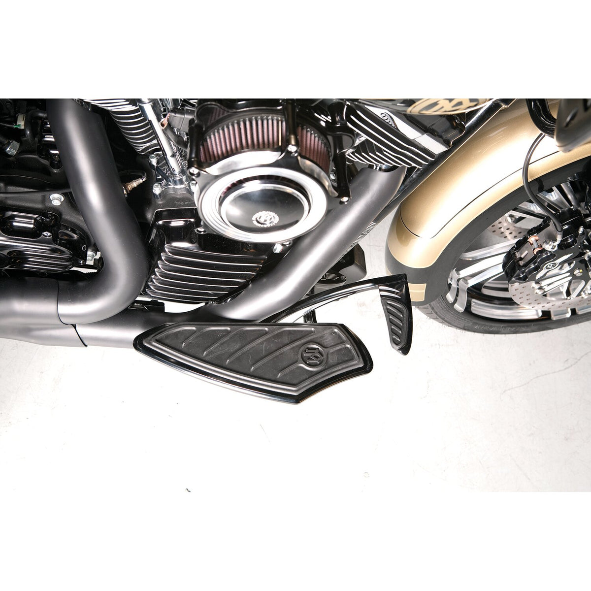 PM, FLT/FLST brake lever. Contour. Black CC