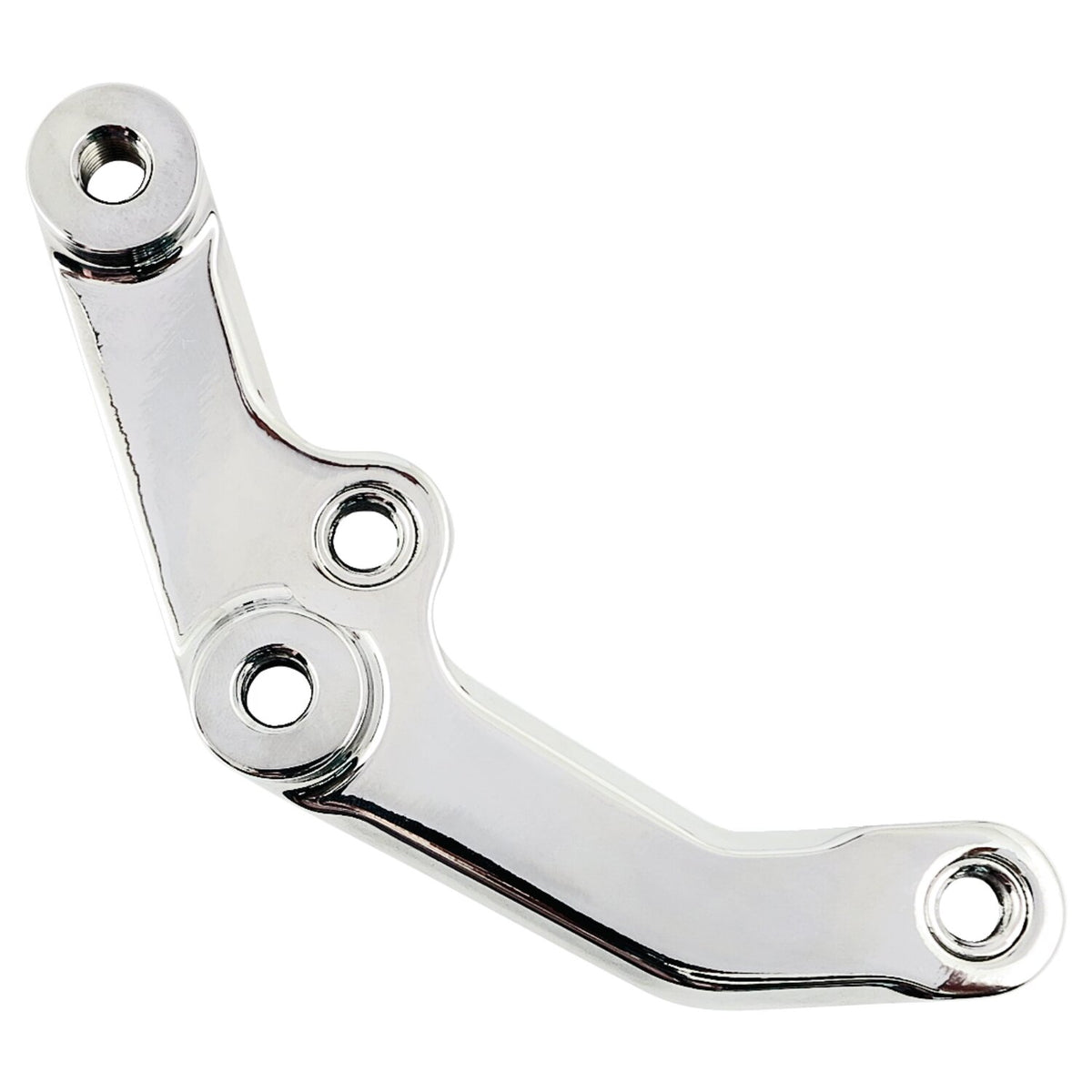 PM, Vintage caliper bracket, 11.5" front left. Chrome