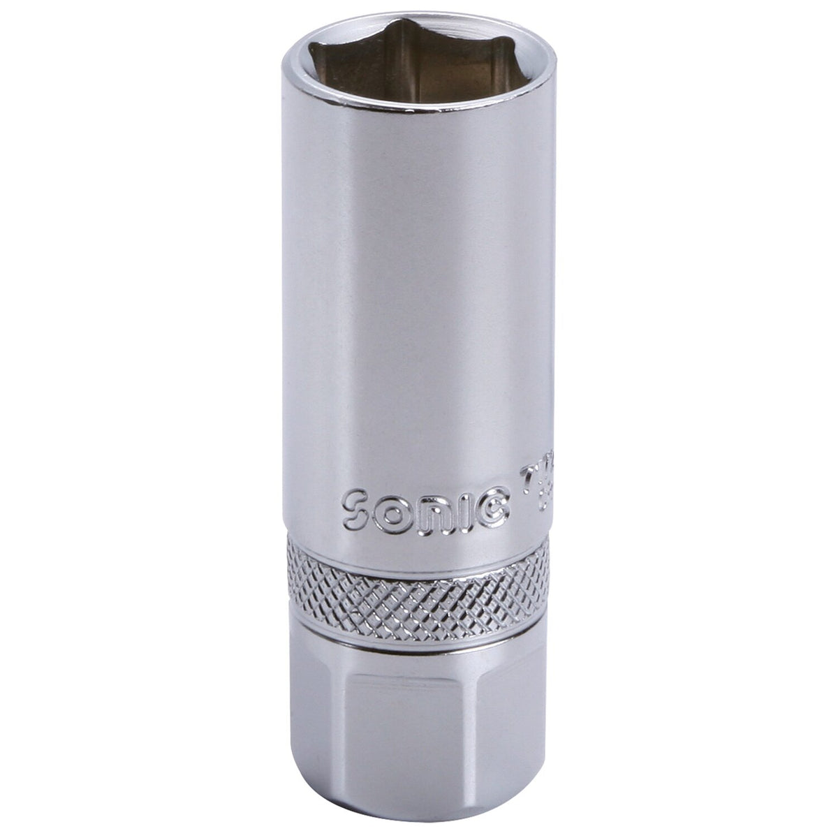 Sonic, spark plug socket with clip. 16mm