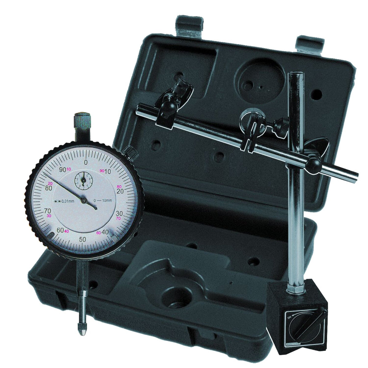 MIB, dial indicator with magnetic support kit