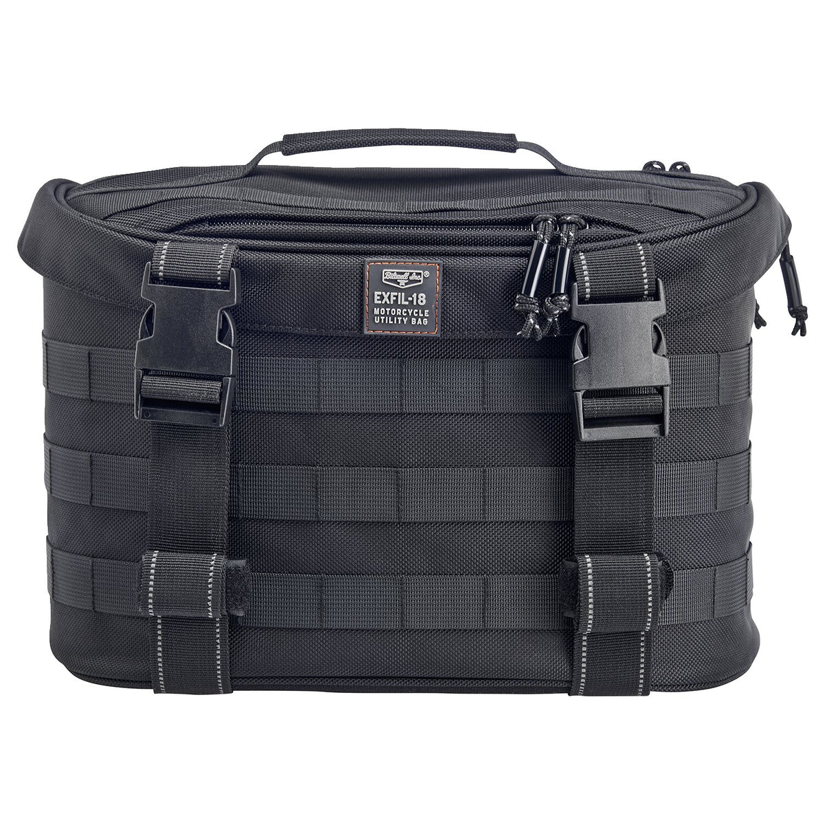 Biltwell, Exfil-18 throw-over saddlebags. Black