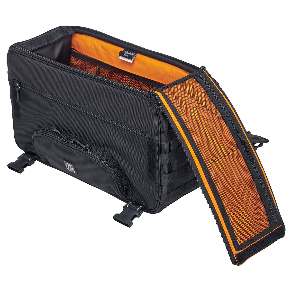 Biltwell, Exfil-36 throw-over saddlebags. Black
