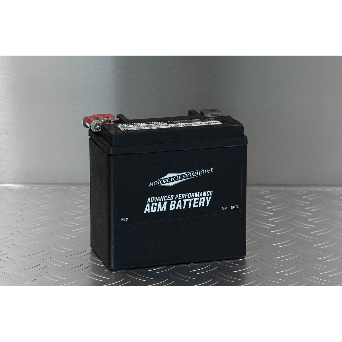 MCS, Advance Series - AGM sealed battery. 12v, 12ah, 220cca
