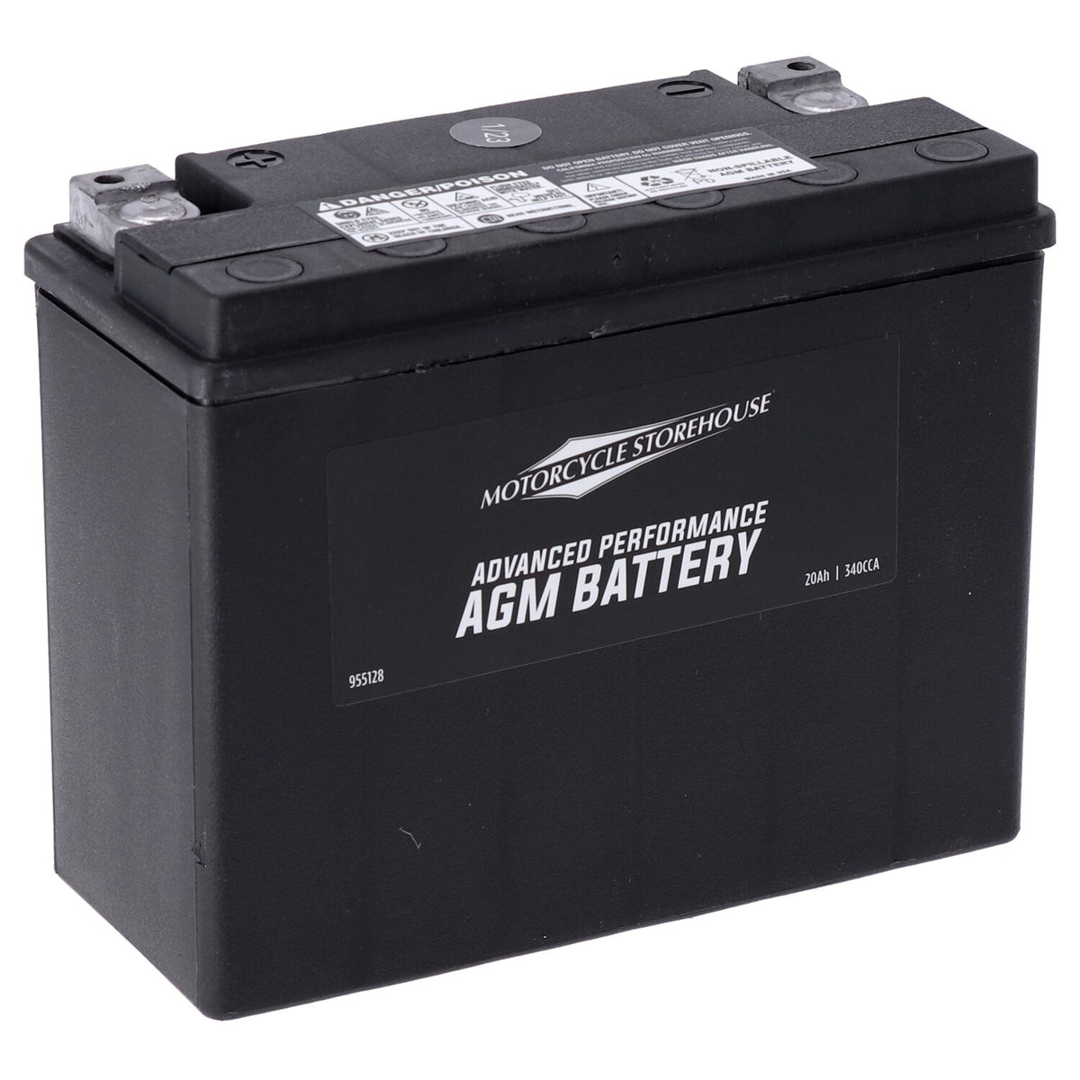 MCS, Advance Series - AGM sealed battery. 12v, 20ah, 340cca