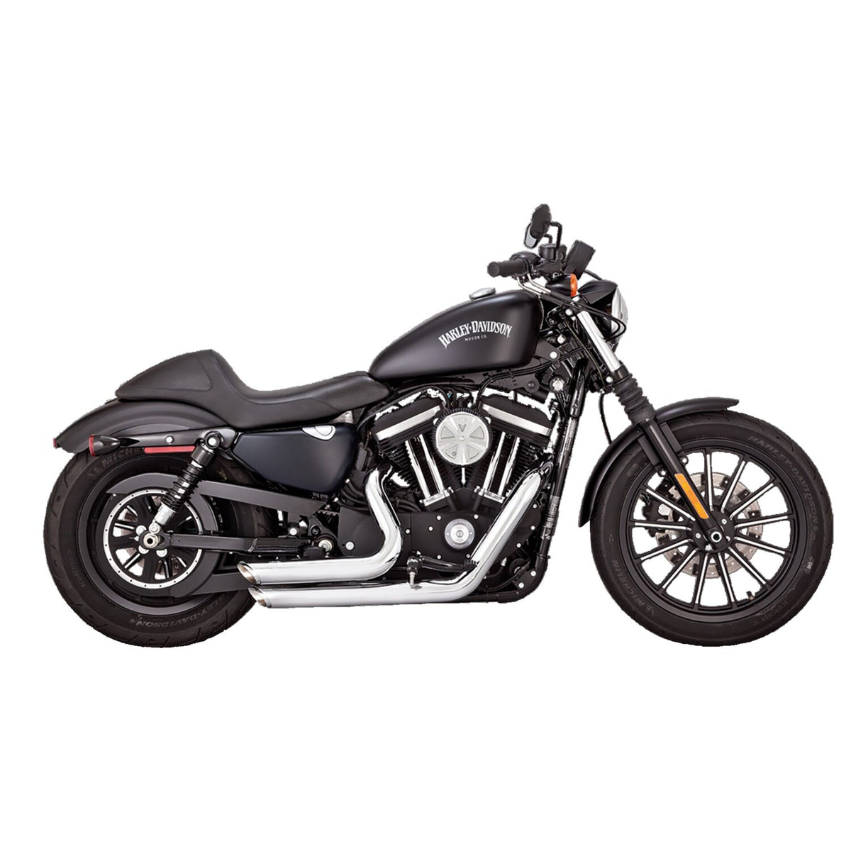 Vance & Hines, Shortshots staggered PCX exhaust. chrome
