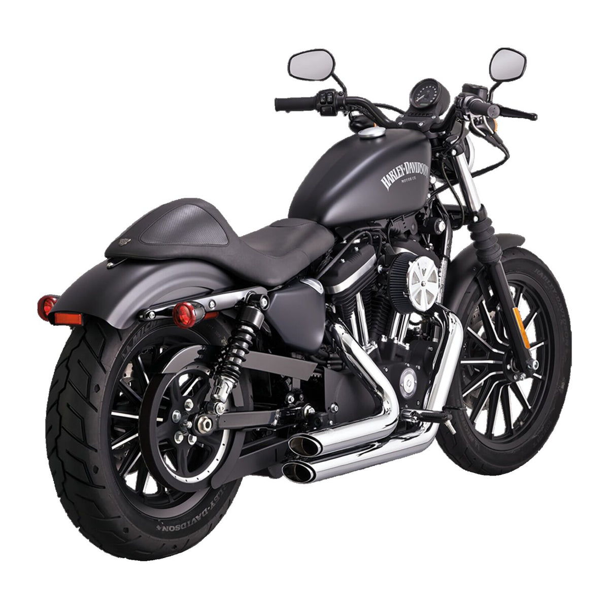 Vance & Hines, Shortshots staggered PCX exhaust. chrome