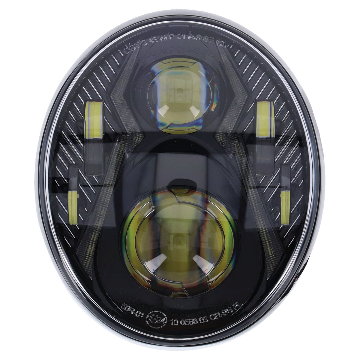 Bright, LED breakout headlamp unit. Black