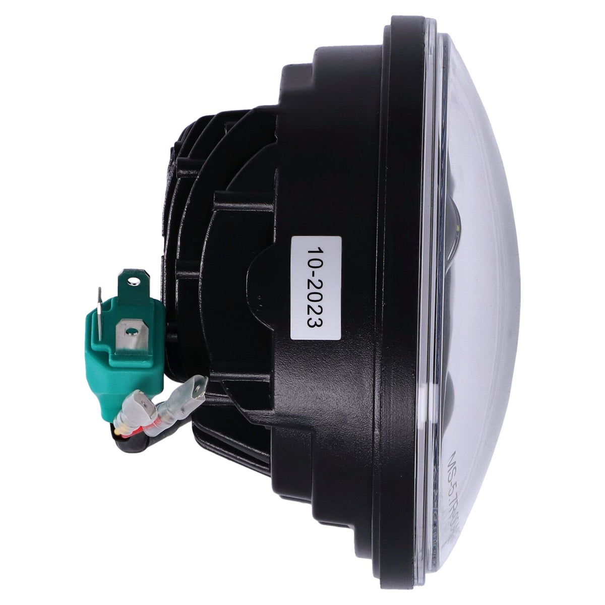 Bright, 5.3/4" LED headlamp unit. Black