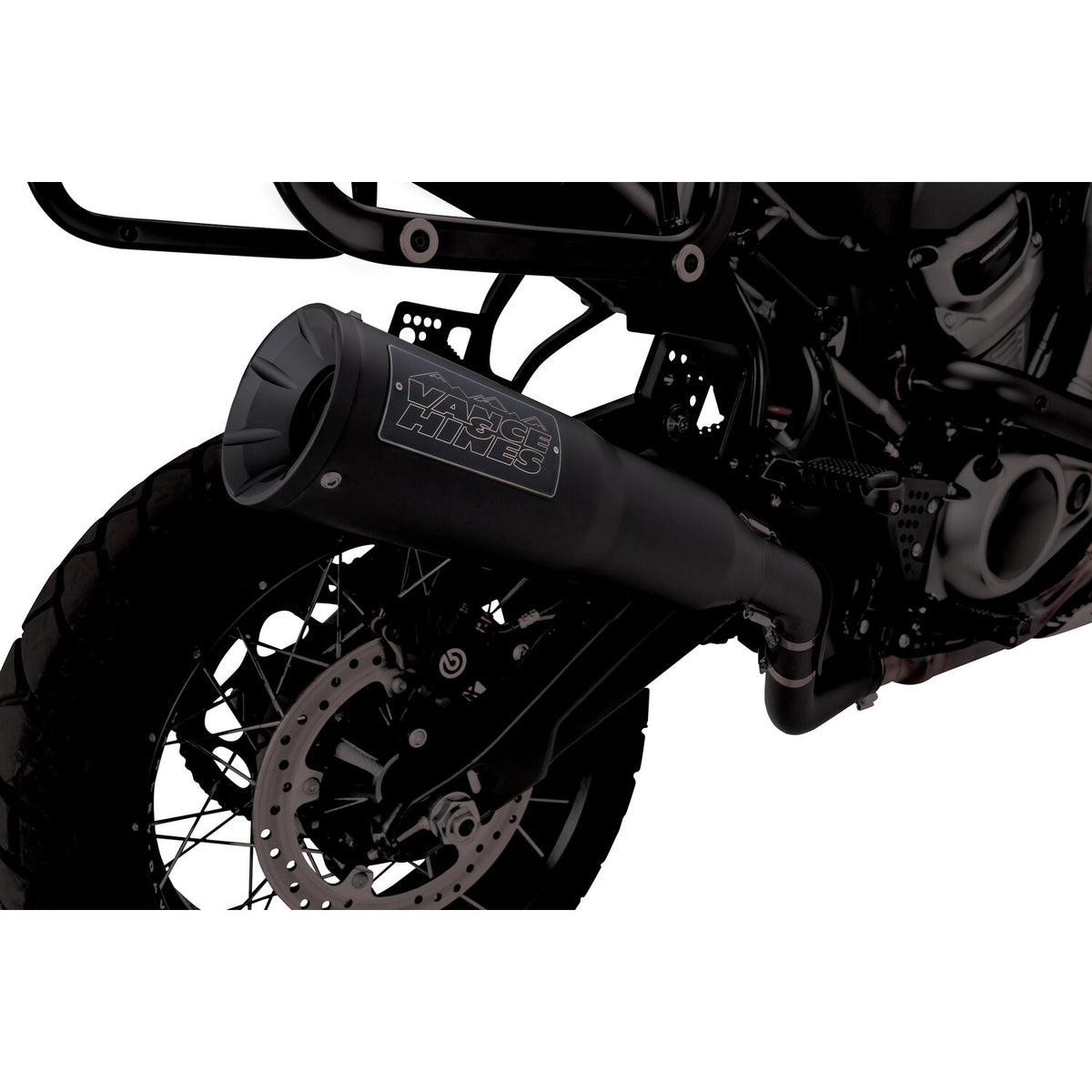 Vance & Hines, Adventure Hi-Output 450 slip-on muffler. Blac