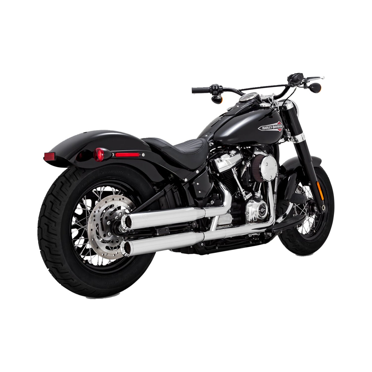 Vance & Hines, Eliminator 300 slip-on PCX mufflers. chrome