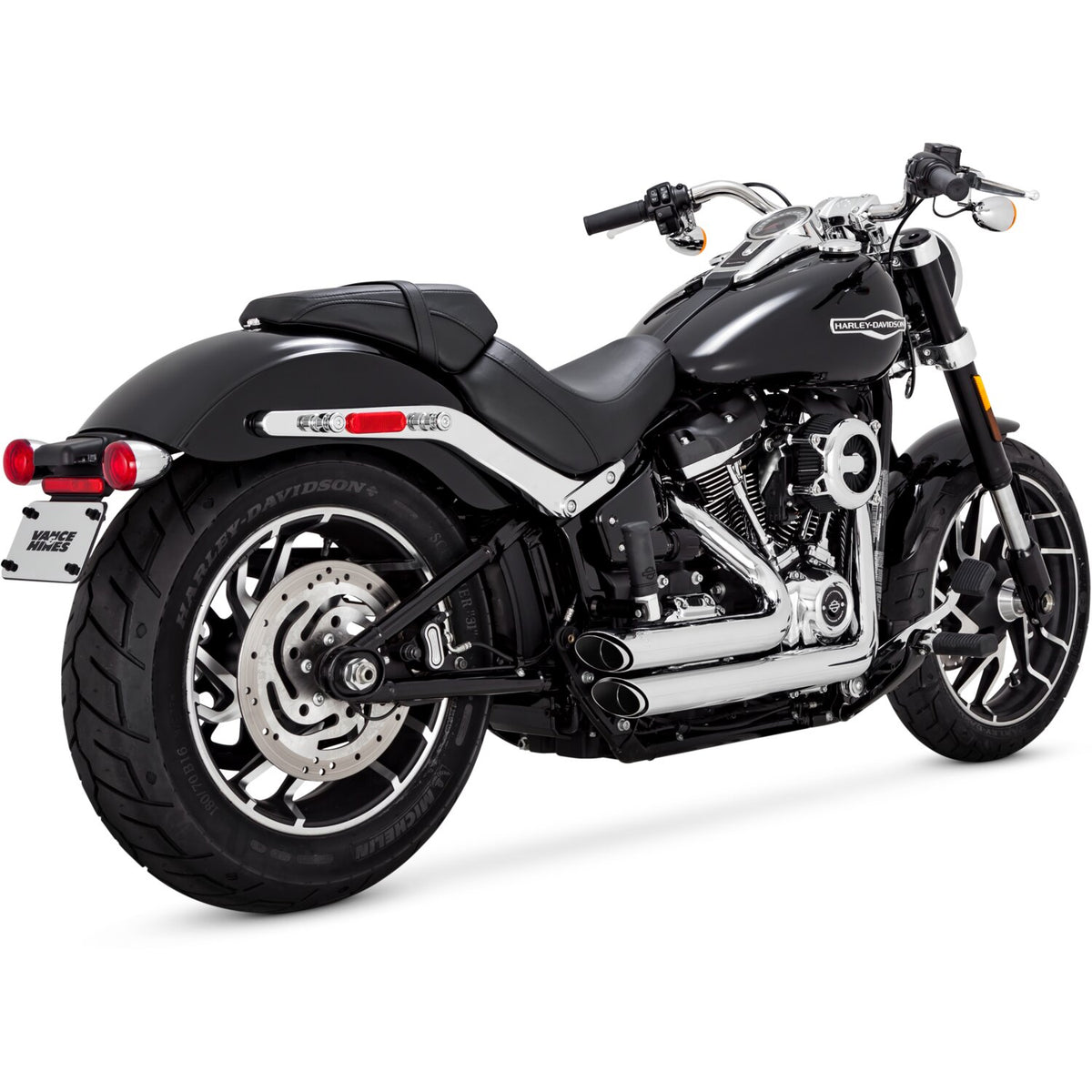 Vance & Hines, Shortshots staggered PCX exhaust. chrome