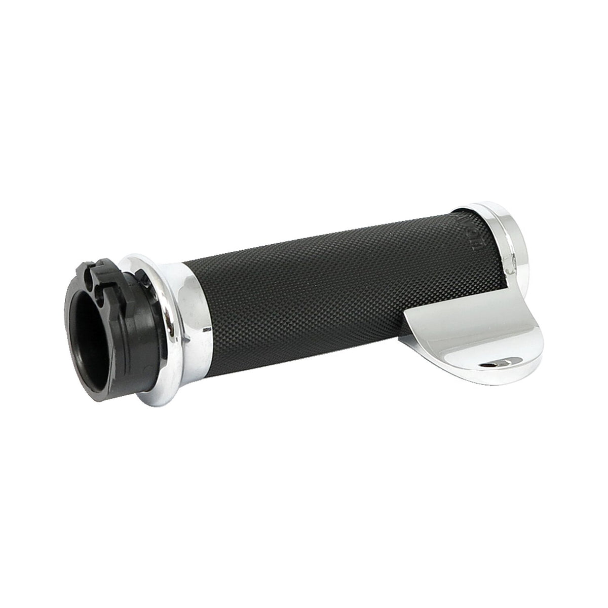 Avon throttle assist end cap Custom Contour, chrome