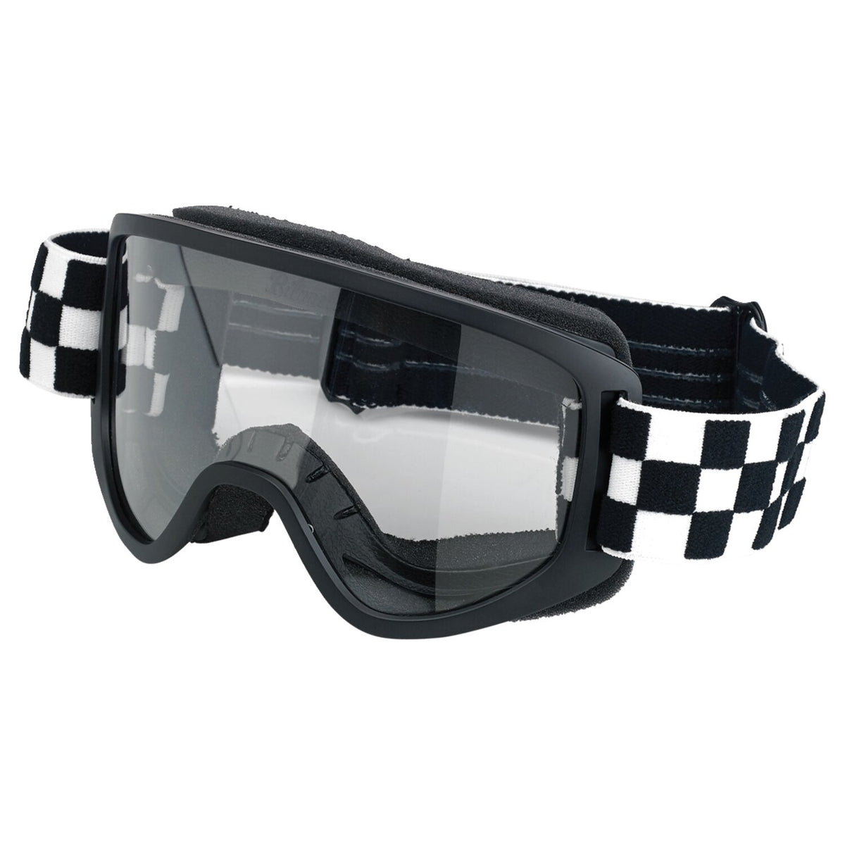 Biltwell Moto 2.0 Checkers goggles black/white