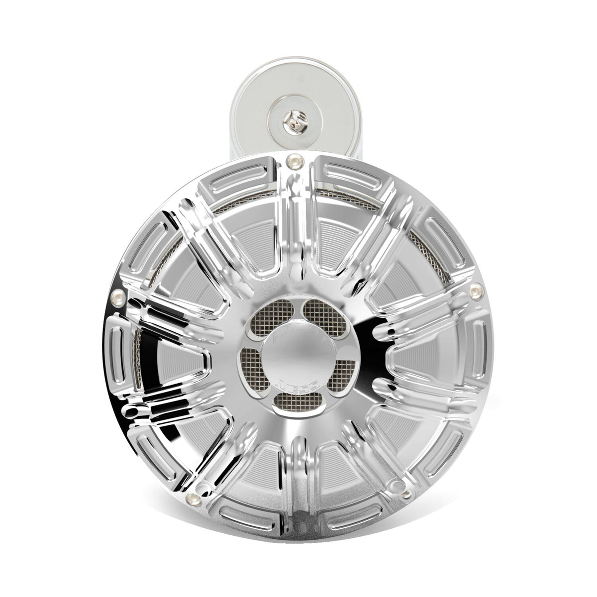 Arlen Ness, billet horn kit, 10-Gauge. Chrome