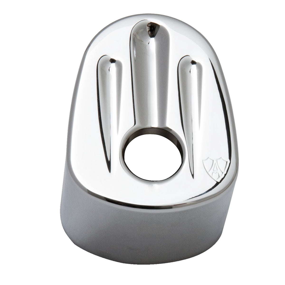 Arlen Ness, ignition switch cover Deep Cut. Chrome