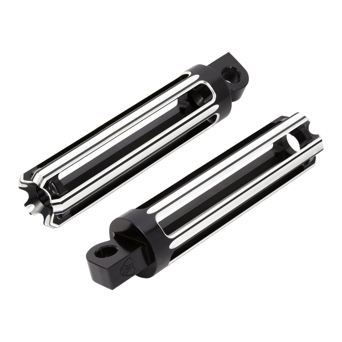 Arlen Ness, 10-Gauge foot pegs. Black