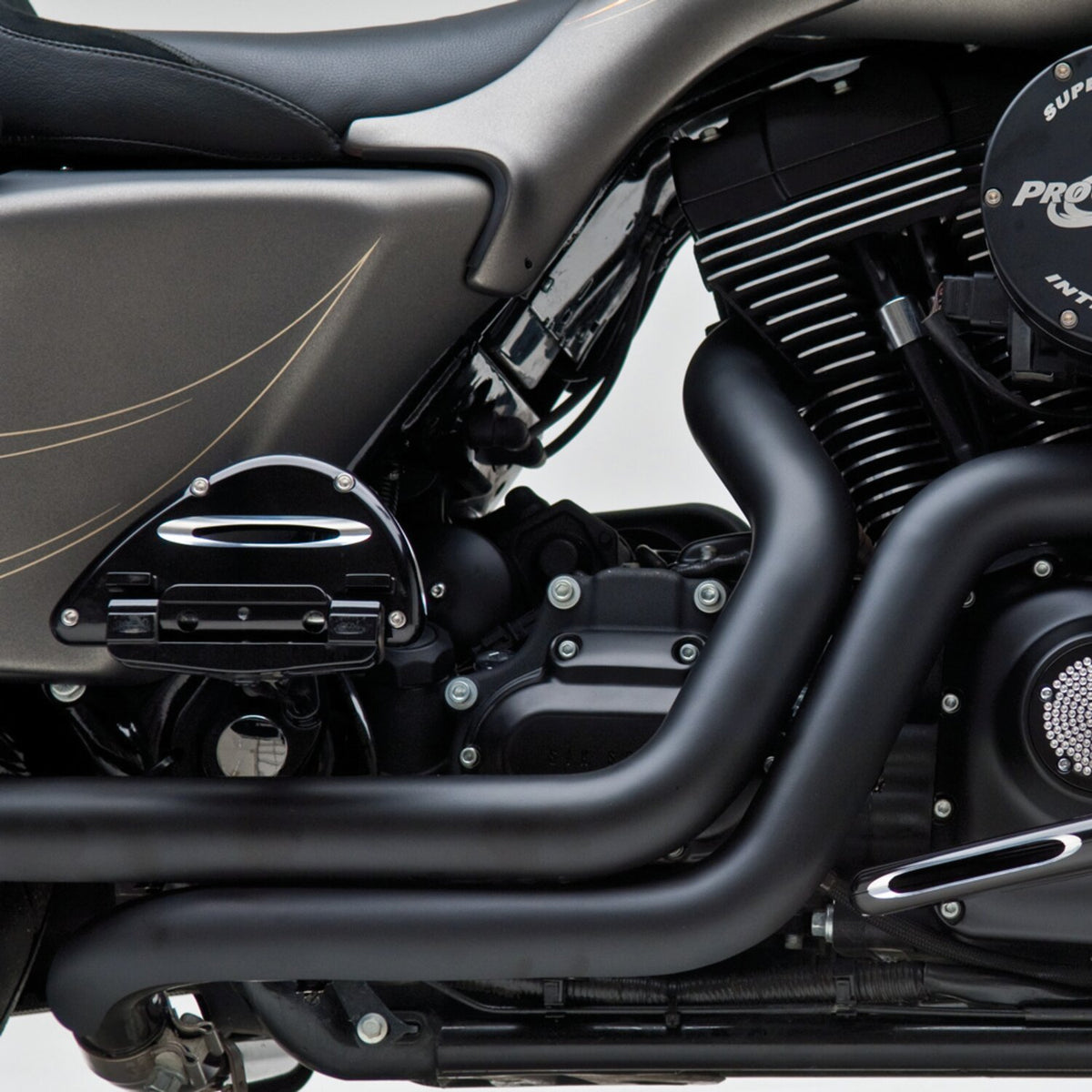Arlen Ness, Deep Cut passenger floorboards. Black