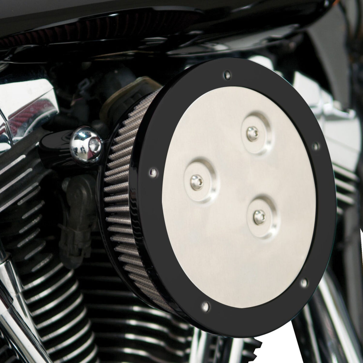 Arlen Ness, Stage 1 Derby Sucker air cleaner kit. Black