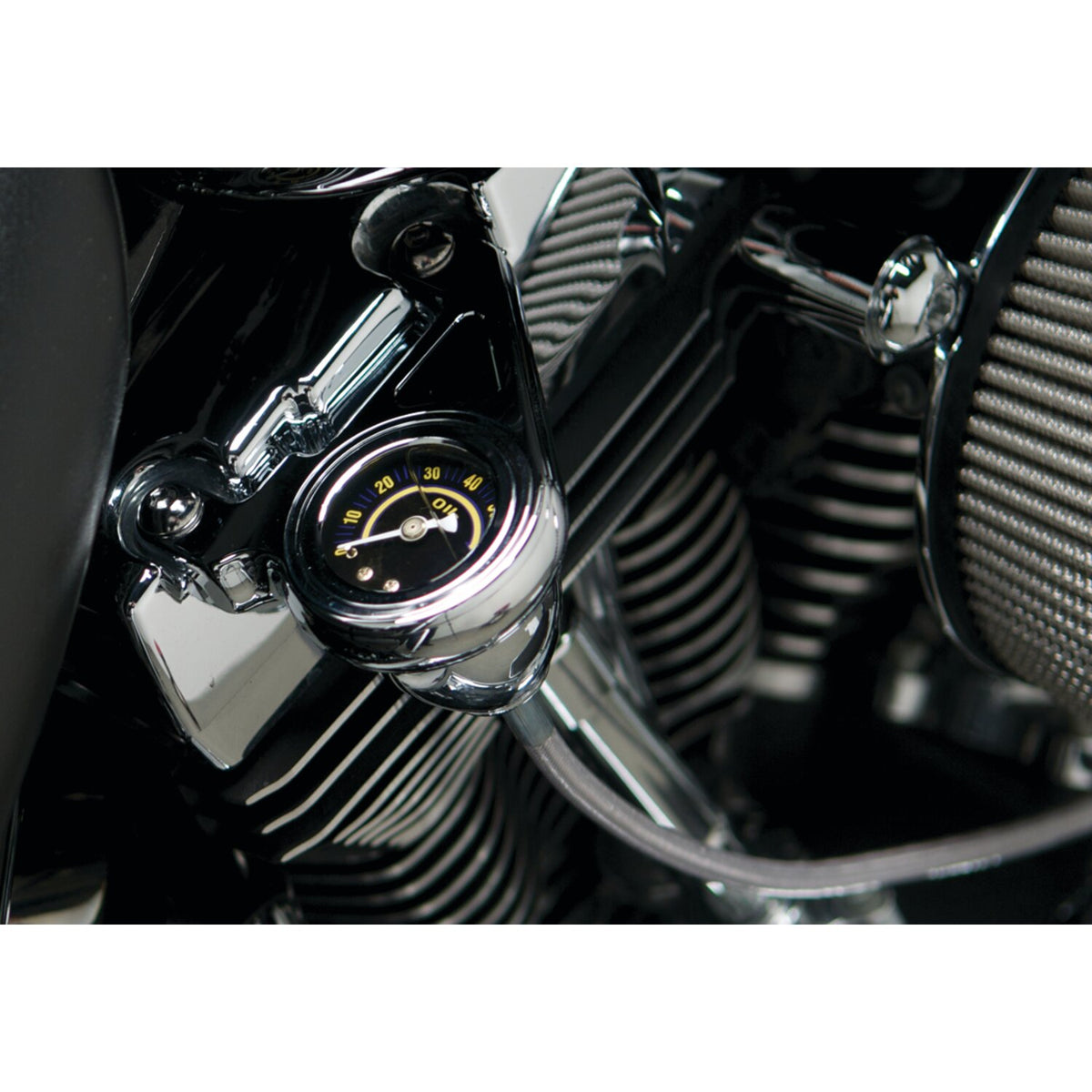 Arlen Ness, oil pressure gauge kit. Smooth