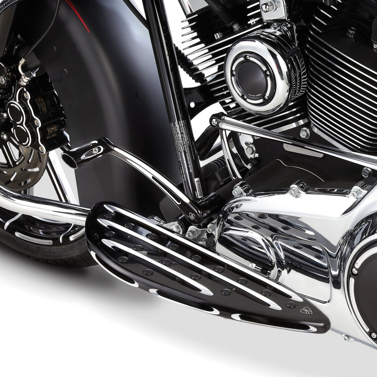 Arlen Ness, inner shift lever. Deep Cut. Black