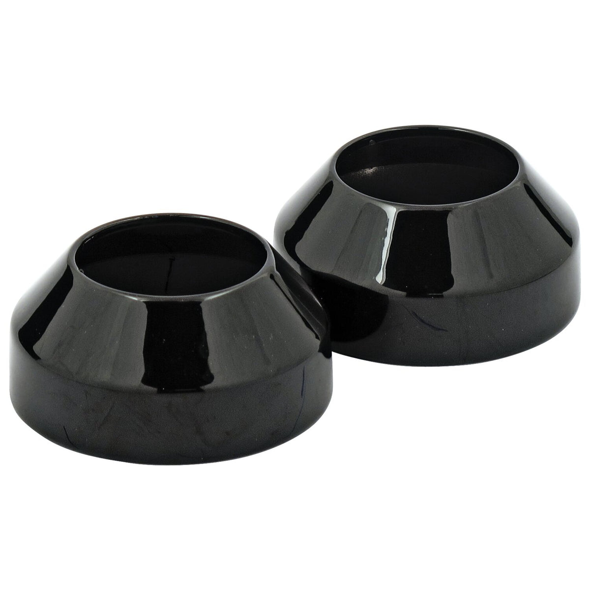 Black fork boot cover