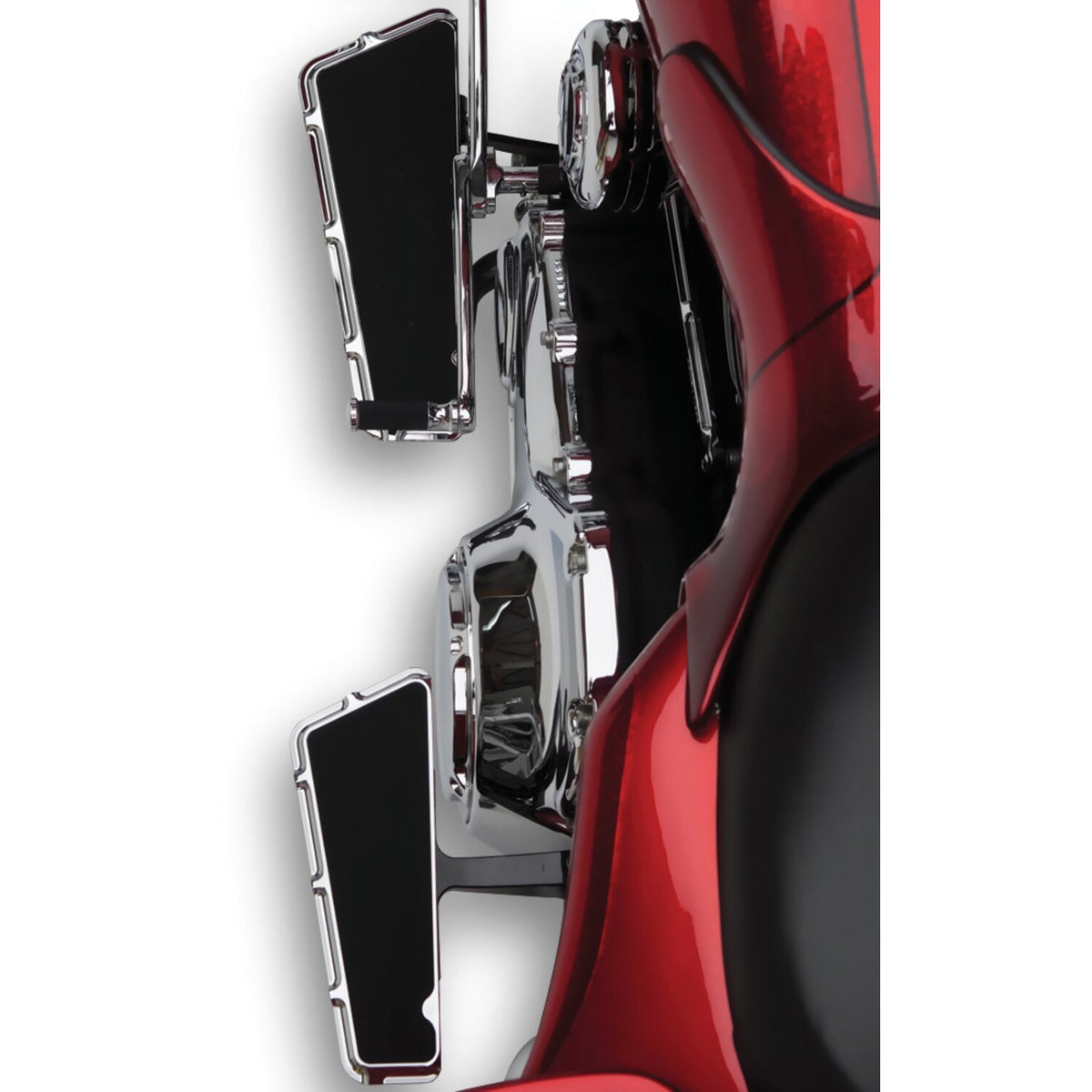 Arlen Ness, Fusion Beveled rider floorboards. Chrome