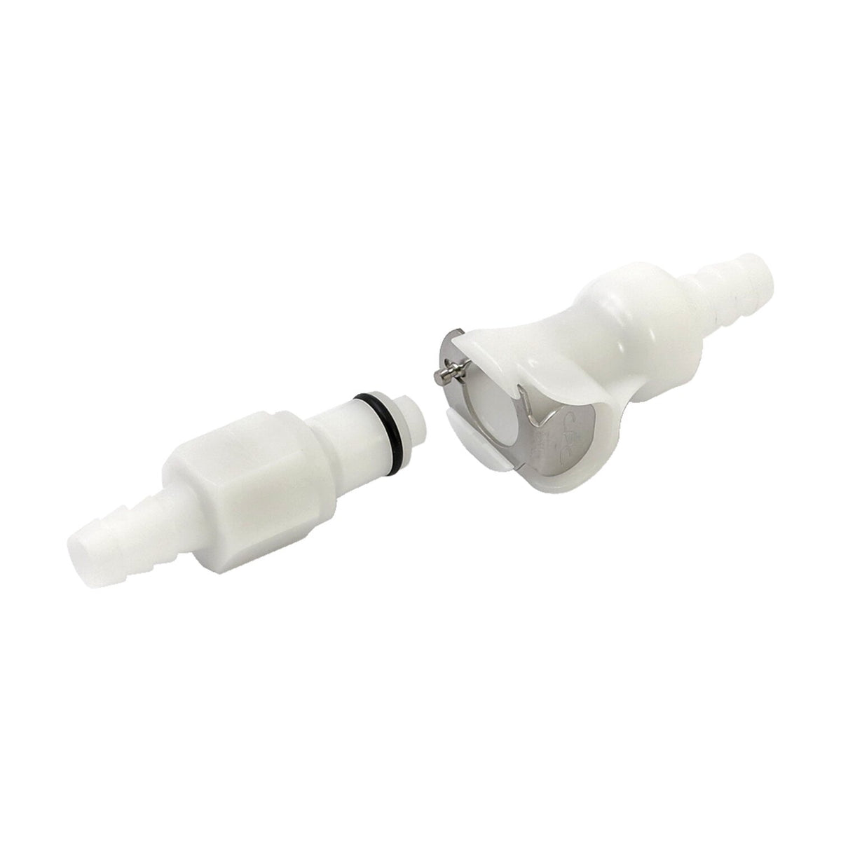 Motion Pro, fuel hose connector. 5/16" I.D. Dual shut off