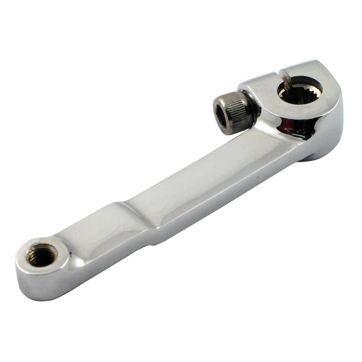 JIMS, shifter arm on transmission. Chrome