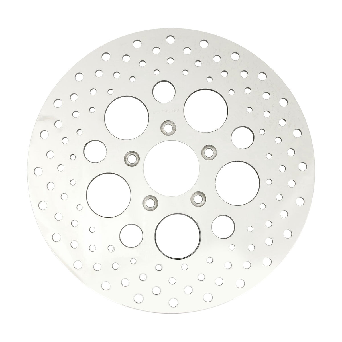 Brake rotor L/R front, 11.5" drilled stainless
