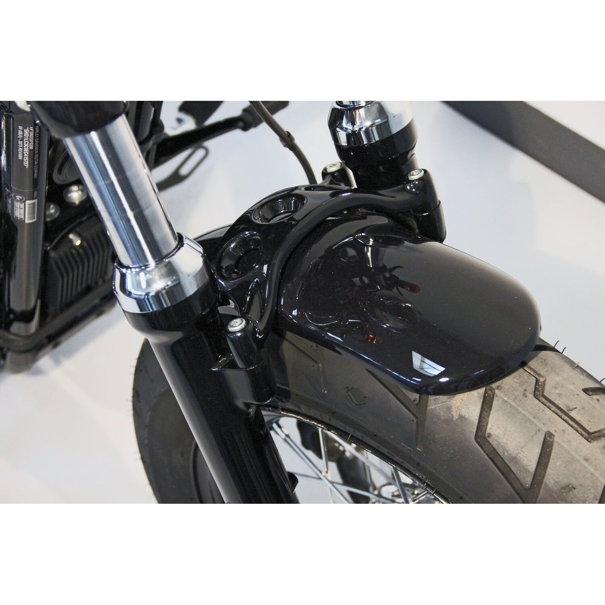 Cult-Werk, 'Bobber' front fender. Gloss black