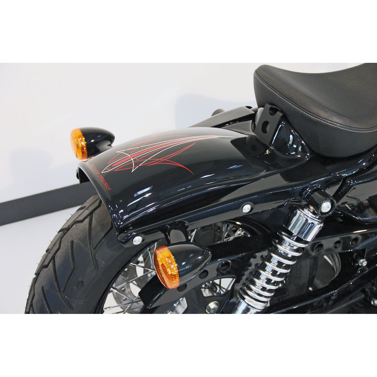 Cult-Werk, XL 'Bobber' rear fender. Matte black