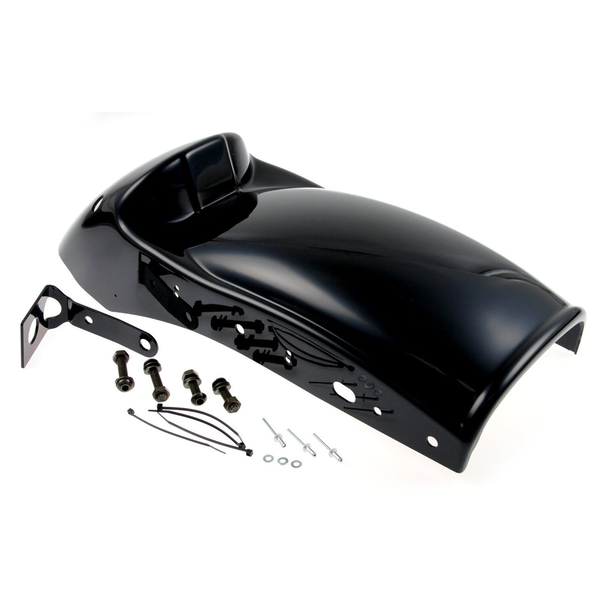 Cult-Werk, XL 'Bobber' rear fender. Gloss black