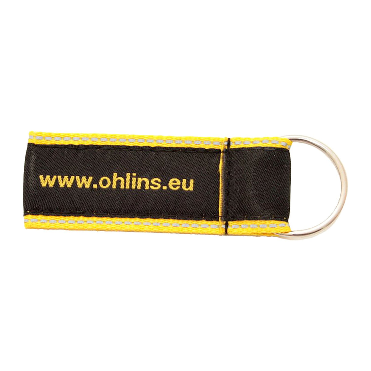Öhlins Logo keyring black with yellow
