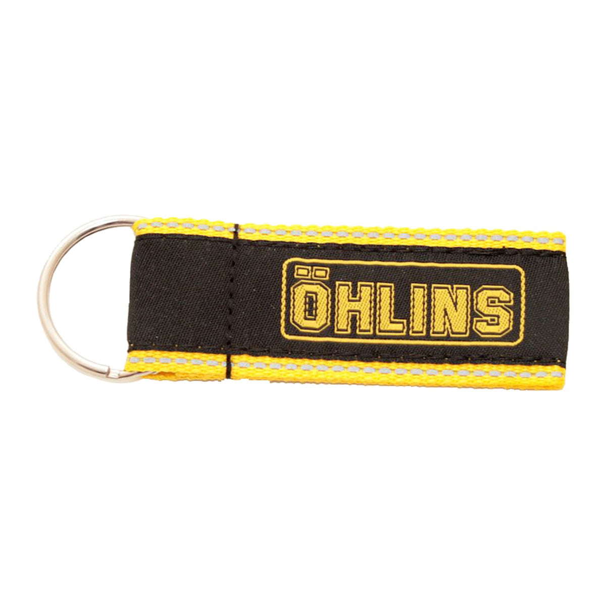 Öhlins Logo keyring black with yellow