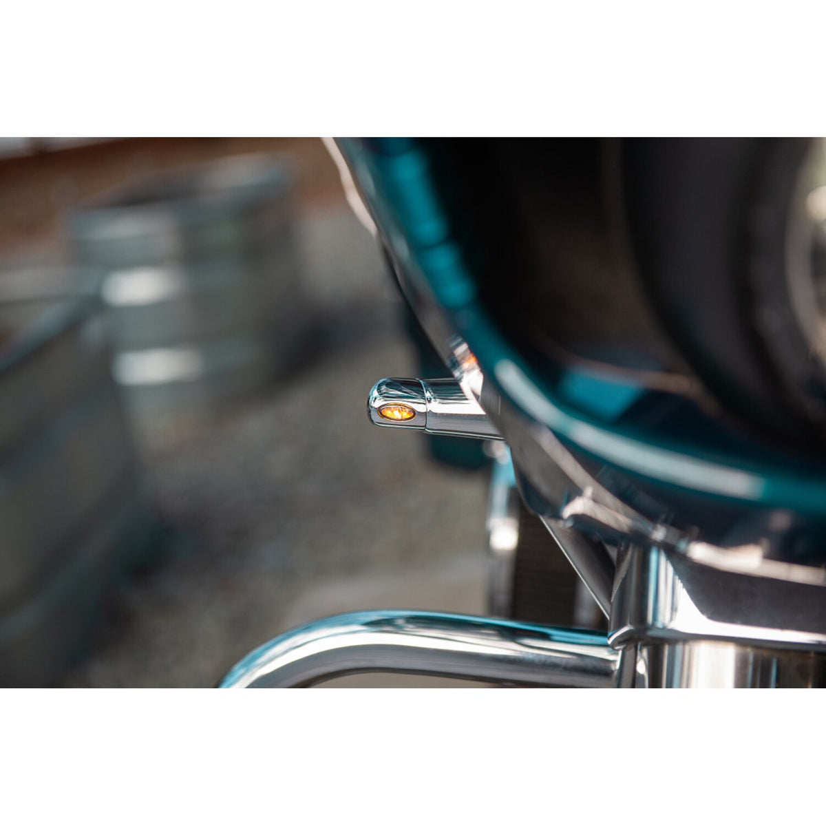 Kodlin, Elypse LED mini front turn signals. DLR. Chrome