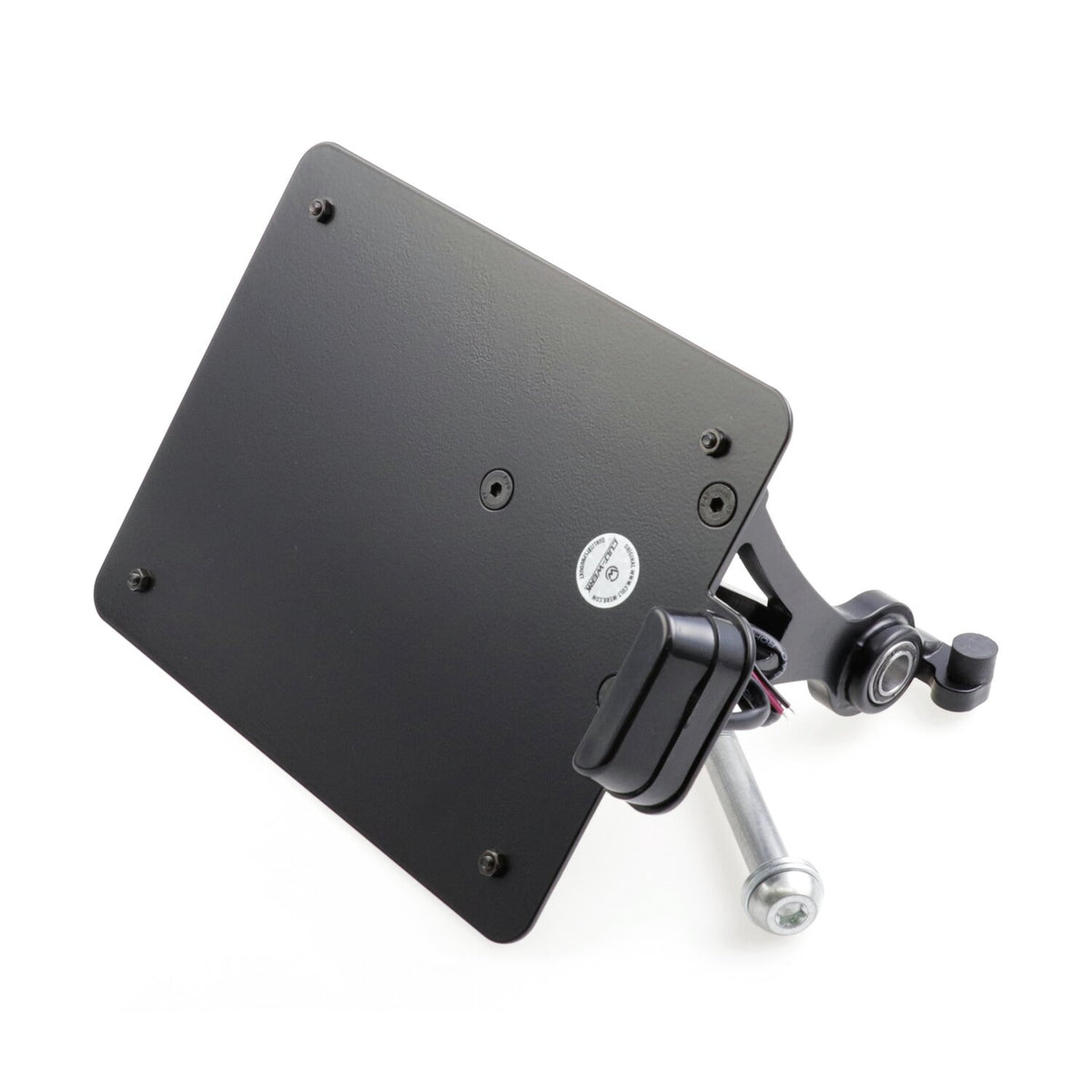 Cult-Werk, side mount license plate bracket, black. Austria