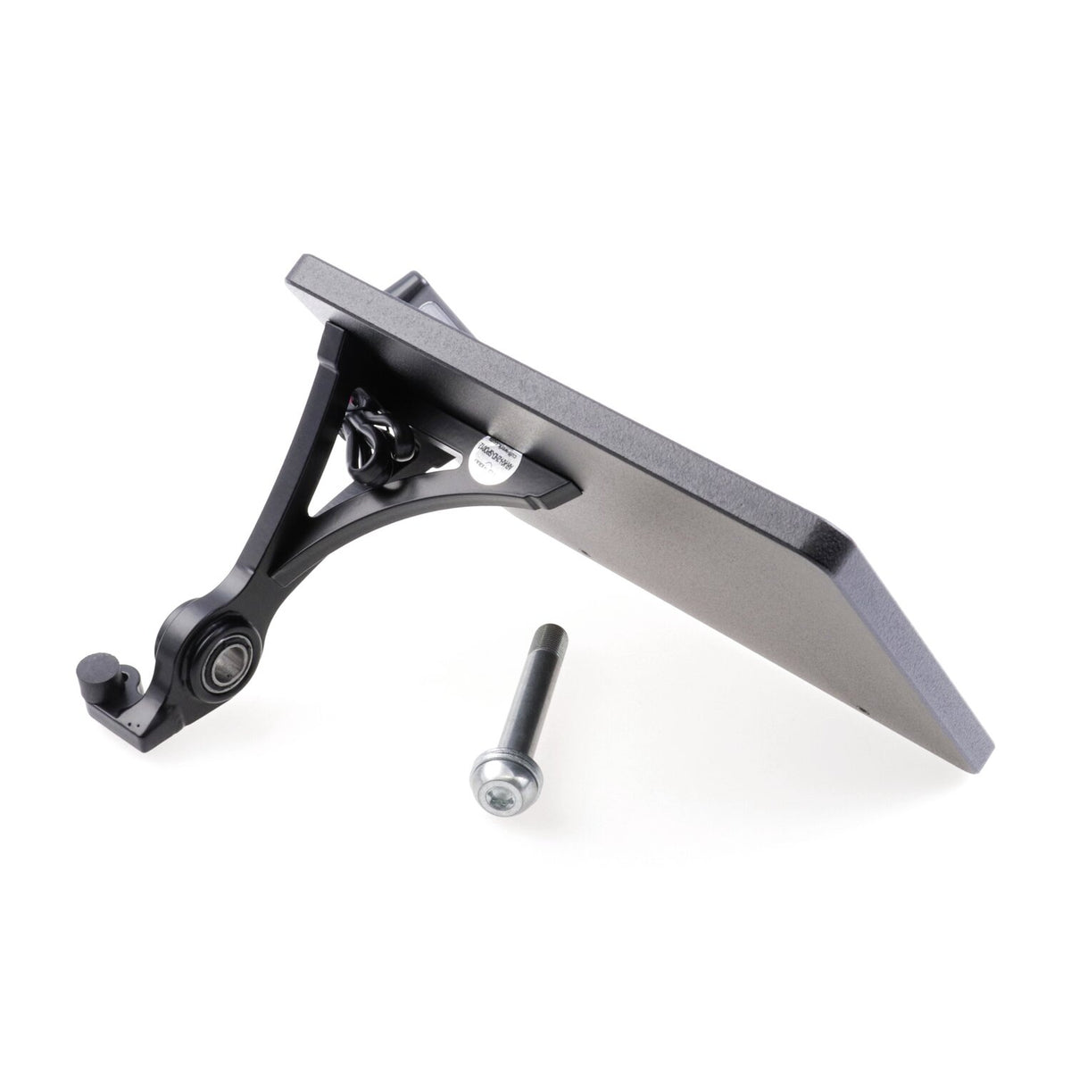 Cult-Werk, side mount license plate bracket, black. Austria