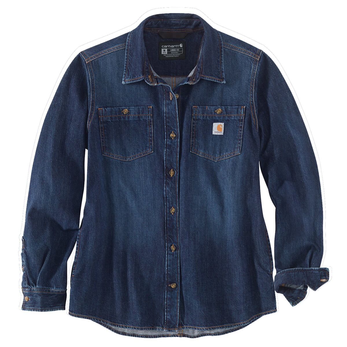 Carhartt Midweight female denim shirt