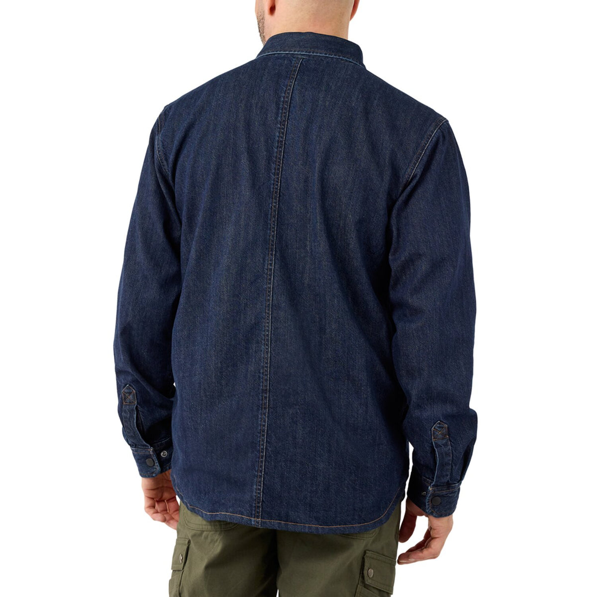 Carhartt Denim Fleece lined shirt glacier