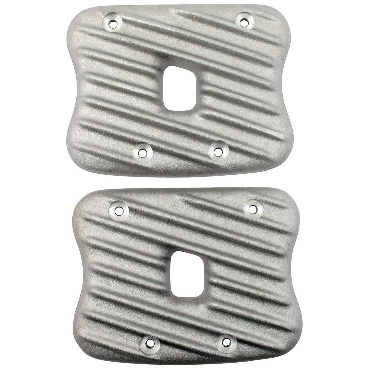 EMD, Sportster Ribster rocker cover set. Raw