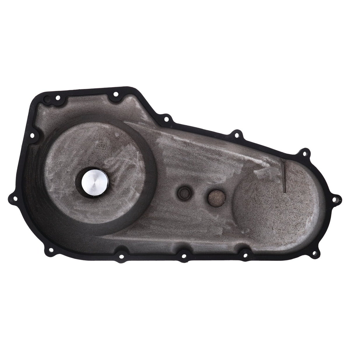 Emd snatch Softail primary cover black cut