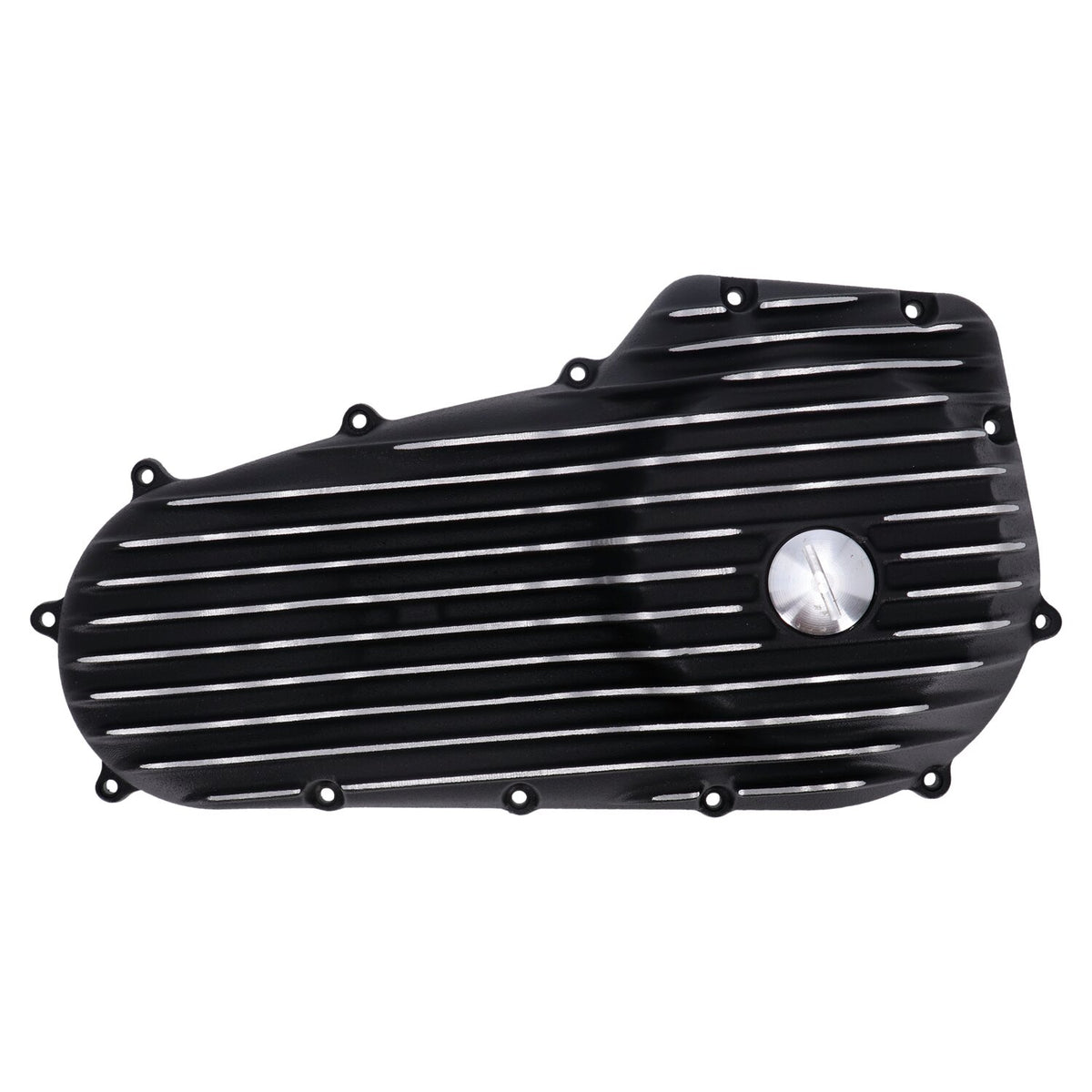 Emd snatch Softail primary cover black cut