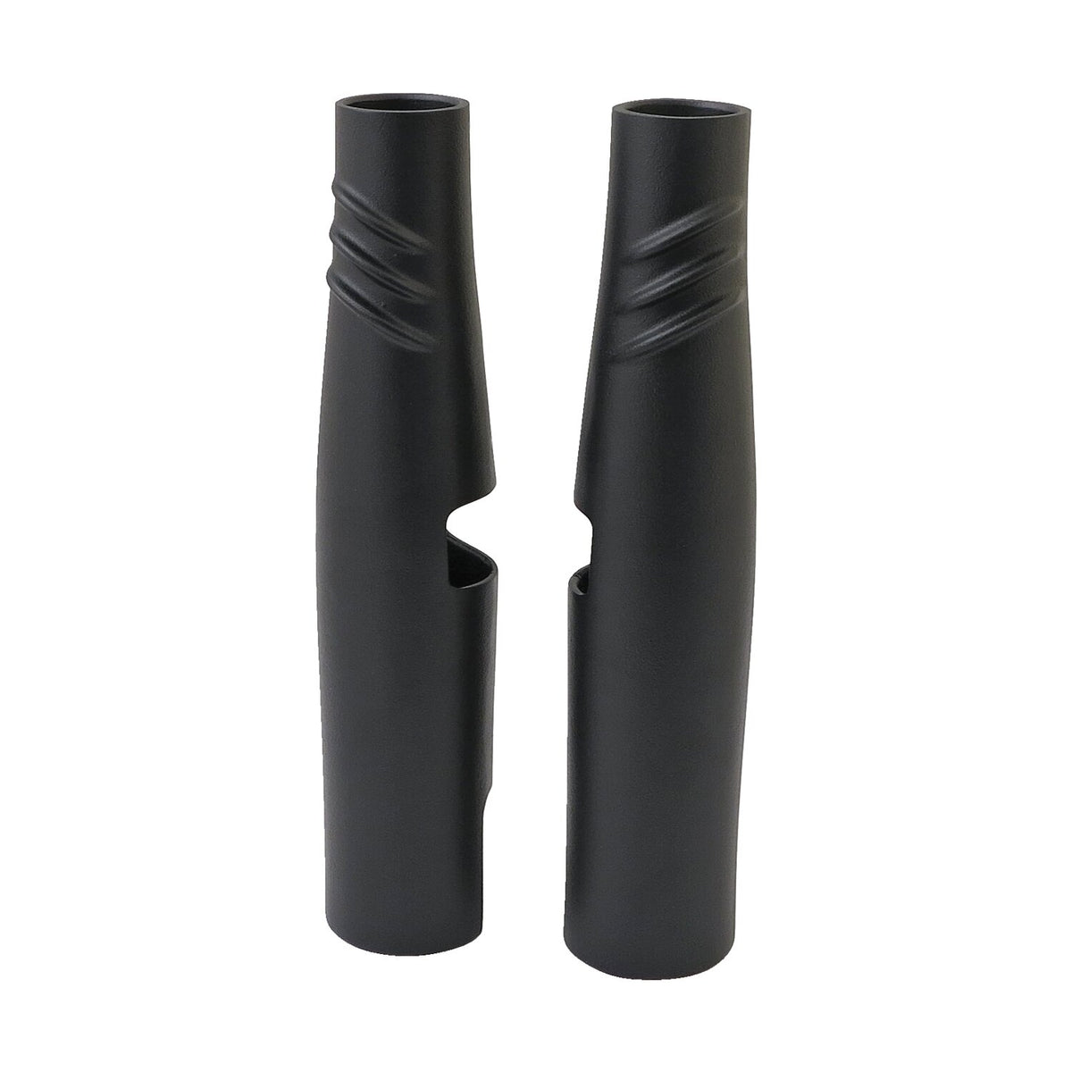 EMD, Bombshell 49 upper fork tube covers. Black