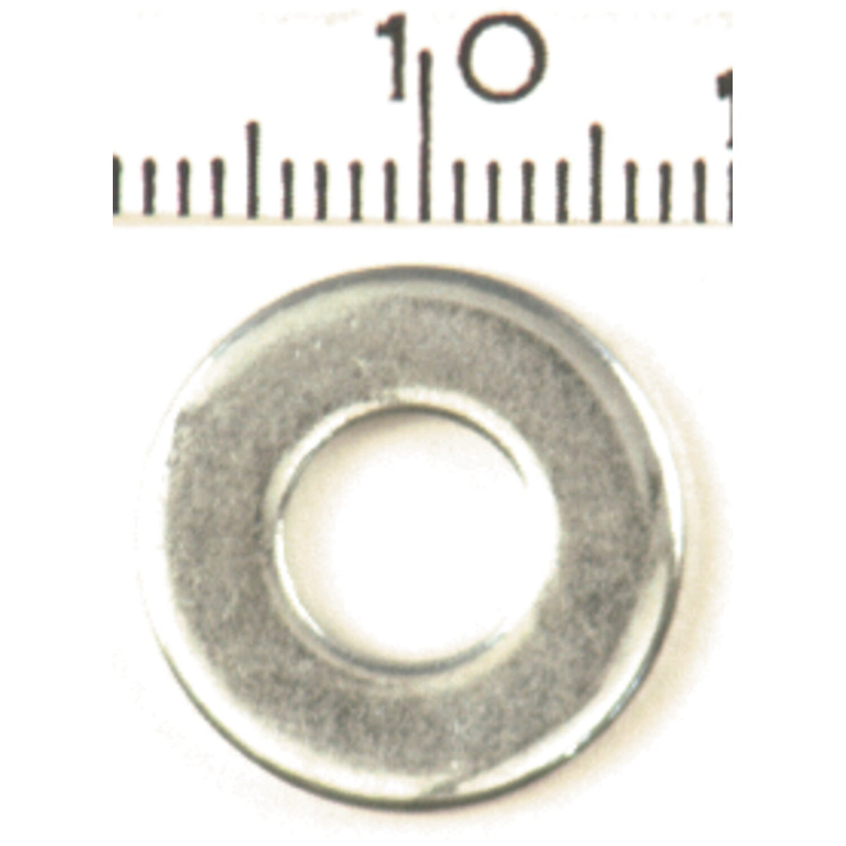 9/32" steel washer. Zinc plated