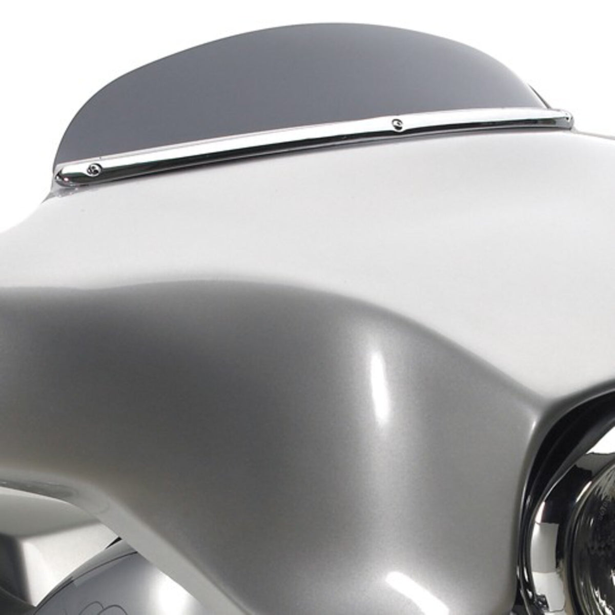 Cycle Visions, Tech windshield trim. Chrome