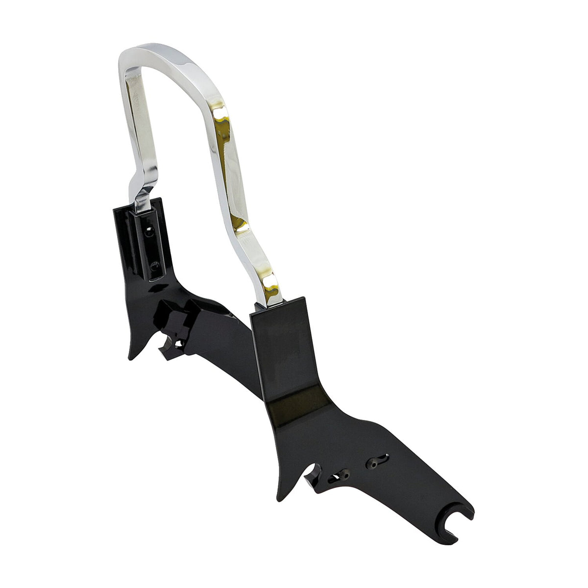Cycle Visions, detachable sissy bar side plates. Black