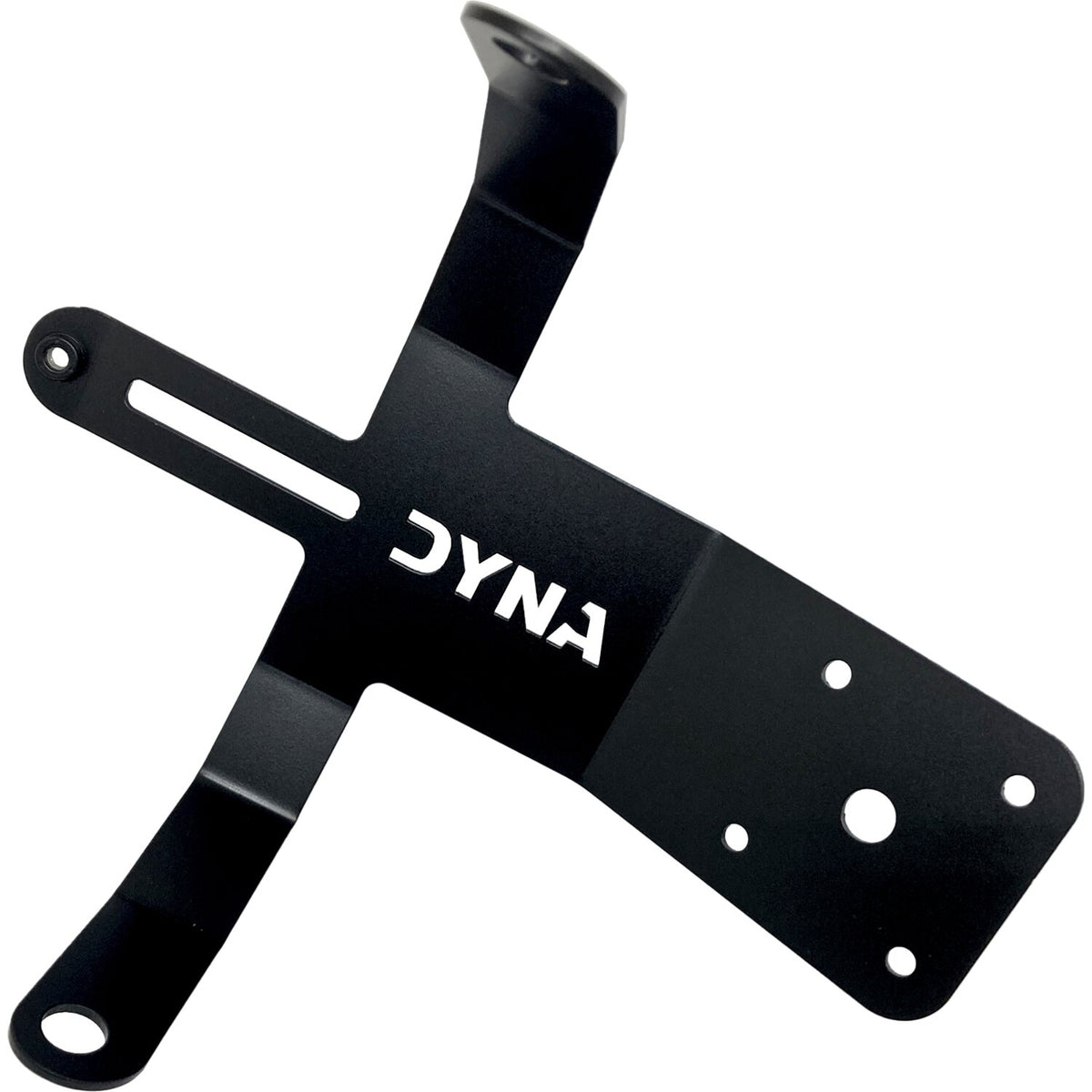 DMP, under fender license plate holder. Black