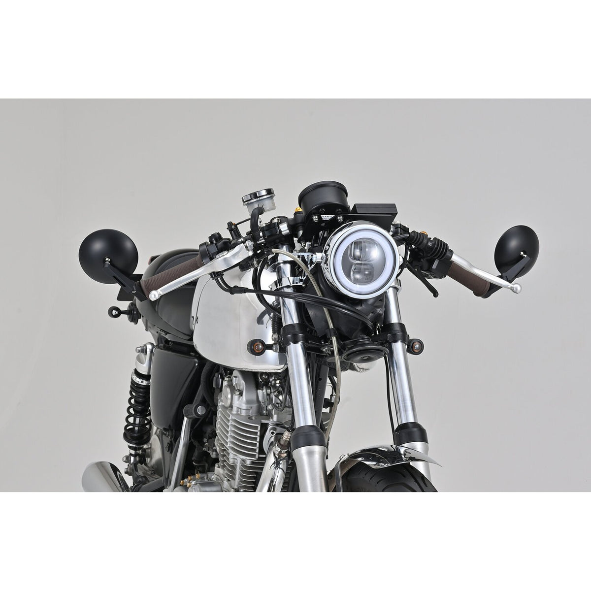 Daytona, bar end D-mirror. Number 9 (L&R side set)