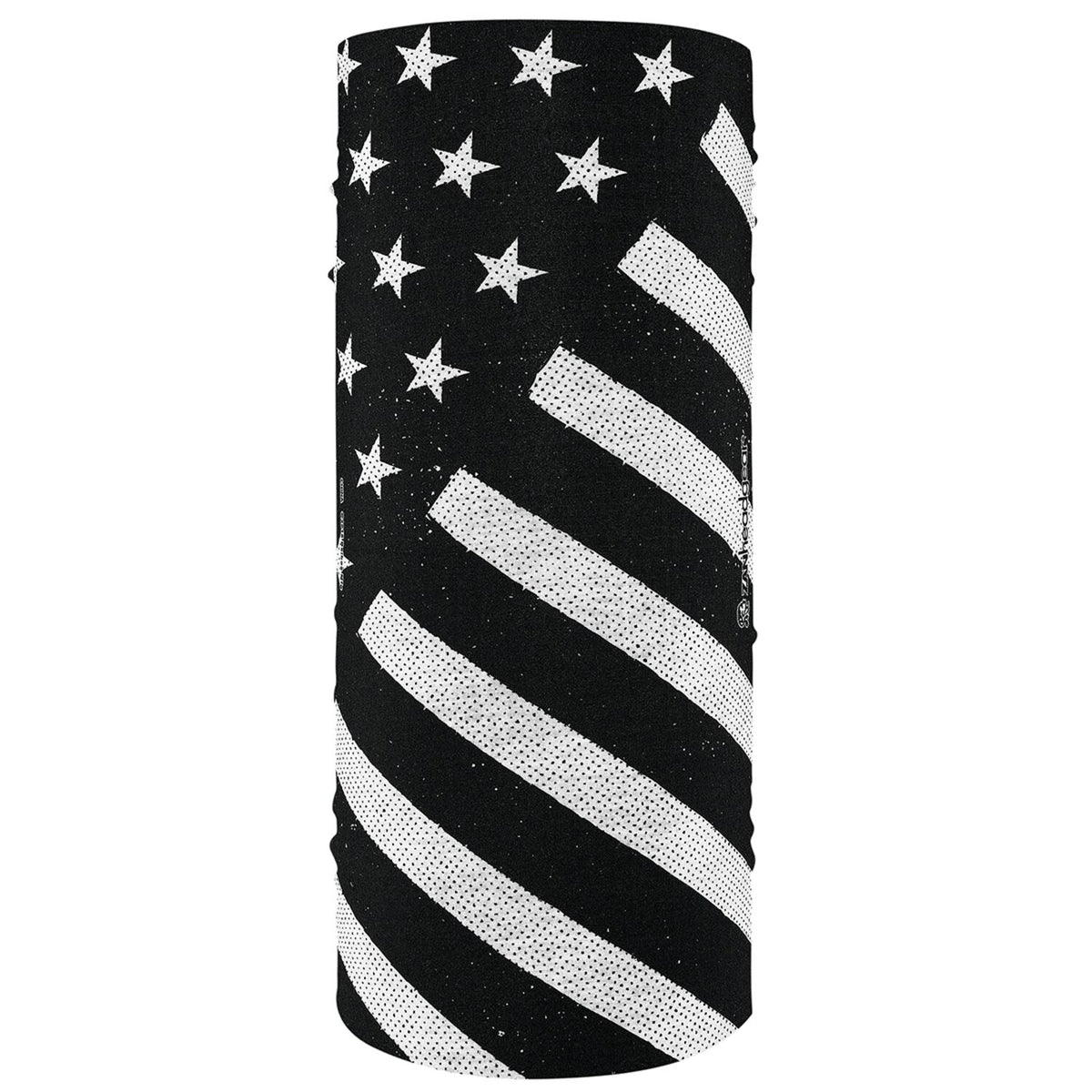 ZANheadgear Motley Tube polyester black & white flag